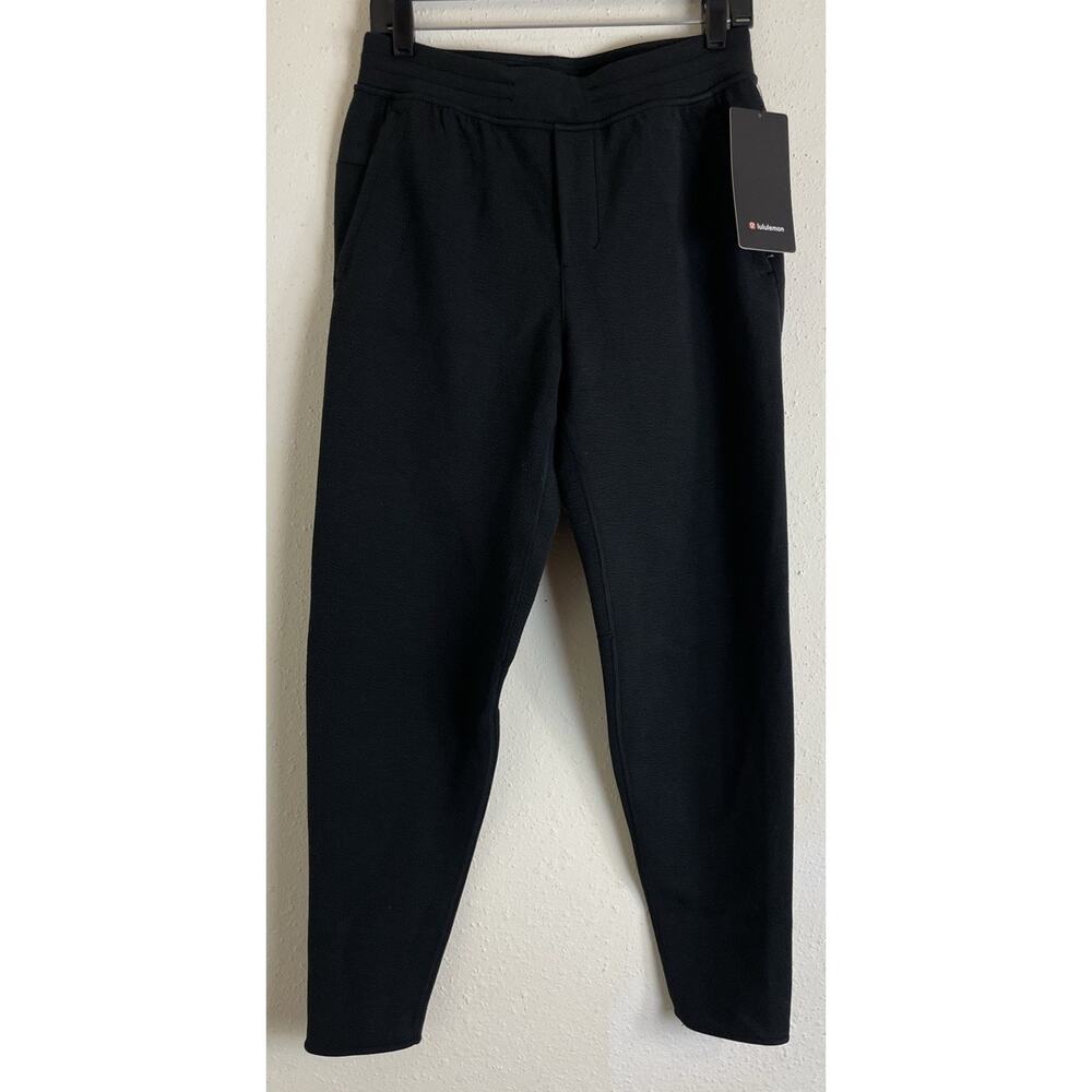 Lululemon Jogger Small Textured Spacer Classic Tapered Pant Black LM5AV3S